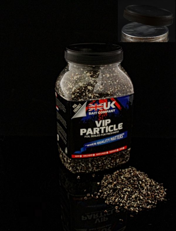 Hemp prepared fishing particles 